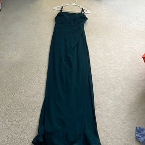 Green long dress size 4